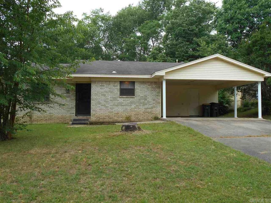 , this three-bedroom house is located on a quiet cul-de-sac in Sherwood. It has a fenced yard and a two-car carport and a small storage building. Inside it has hardwood and tile floors, ceiling fans and window coverings throughout, along with central heat and air. The kitchen has refrigerator, electric stove and dishwasher. The tenant will pay gas, water, and electric, and will be responsible for lawn care. One pet MAY be considered upon owner approval and this is a non-smoking property.