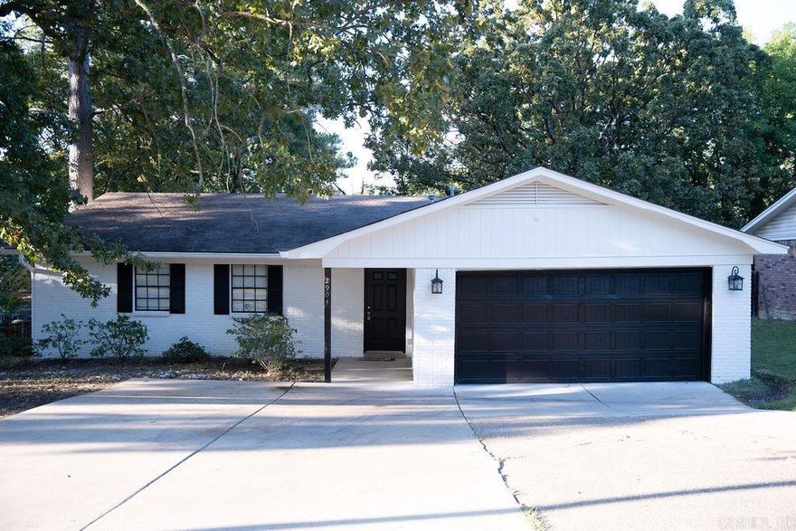 Stunning renovated home in Bryant School district! This home is move in ready and has many beautiful finishes throughout!! This property offers 3 bedrooms and two bathrooms. There is a large bonus room/den. The kitchen has granite countertops and stainless-steel appliances that stay with the home! Covered patio and large backyard. There is a two-car garage with plenty of built-ins for storage and additional parking space in the front of the home.  This home is perfect for first time home buyers! Schedule your showings today!