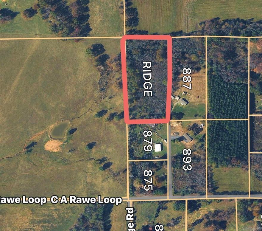 APPROX 5.88 ACRES OF LAND AT THE END OF A DEAD END ROAD. PRIVATE AND CLOSE TO TOWN.