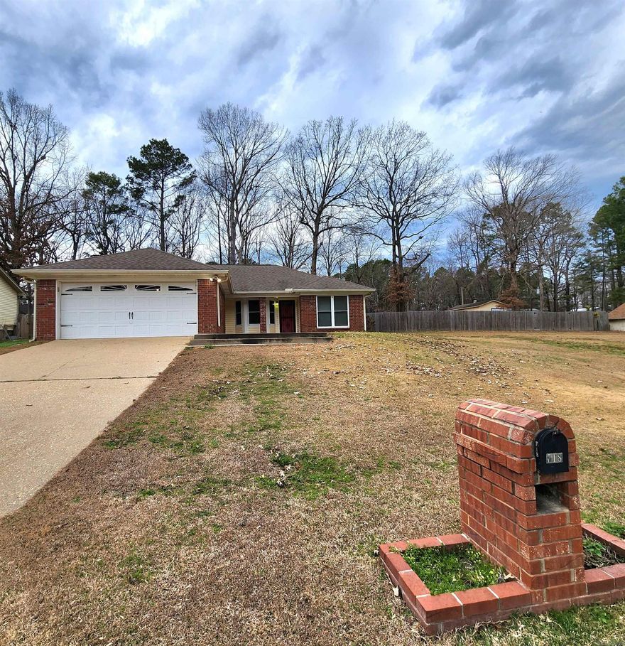 Check out this cozy 3 bedroom, 2 bath home with a large fenced in backyard! This beautiful home sits on 2 double lots with a nice covered back porch that is great for entertaining. Welcome Home!