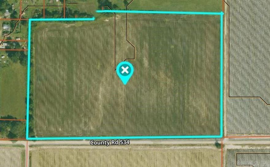 26.5 acres row crop just outside of Nimmons, AR.