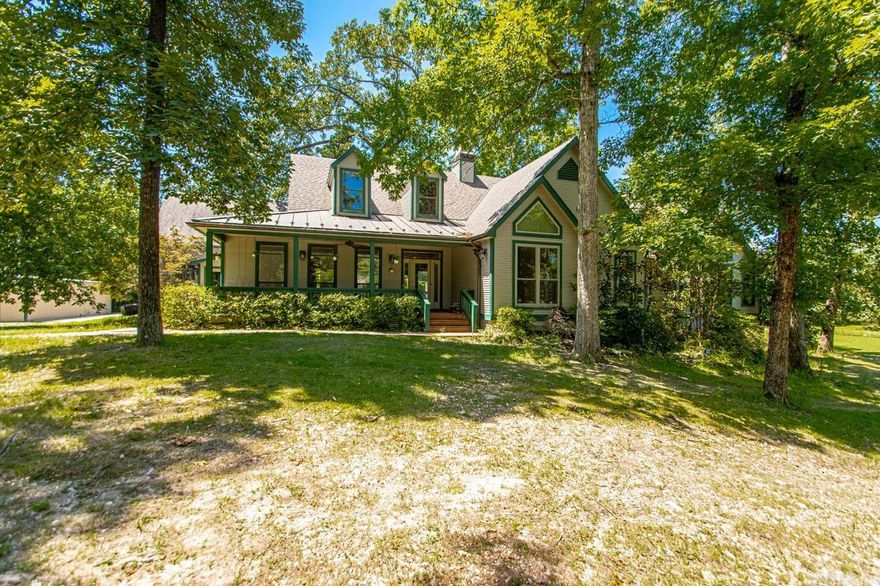 Wonderful 3 acre property with all the amenities! Fabulous, move-in ready home with 5 bedrooms and multiple living spaces. Hardwood floors throughout. Nice eat in kitchen and formal dining room.  Spacious primary suite and two additional bedrooms on main level.  Beautiful wood vaulted ceiling in family room with stacked stone fireplace. Large heated and cooled basement/game room not counted in total sqft below that also serves as a safe room. 3 car garage with tons of built in storage. Separate shop building on property that is approx 2600sqft  with heated and cooled office space and half bath. Gorgeous pool and deck space that is great for relaxing and entertaining.  This is a beautiful property just minutes from Little Rock and also zoned for Bryant School District.