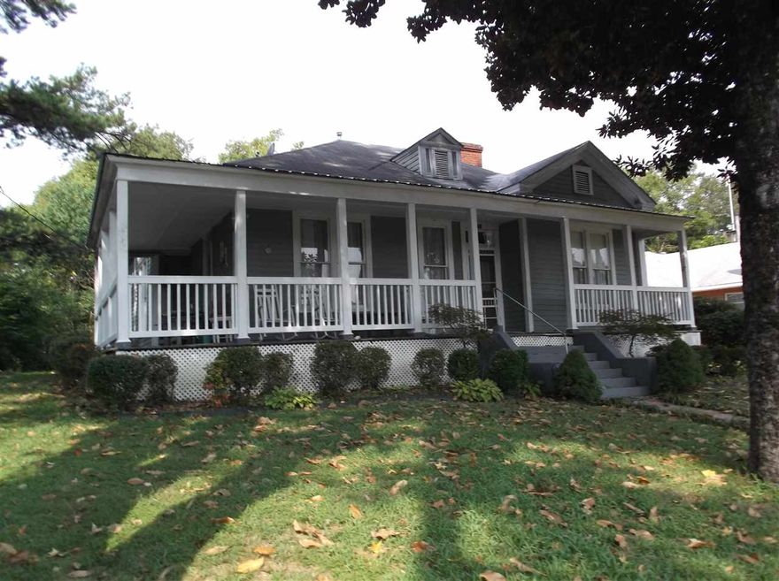 ROCK ON THE PORCH, AS THE MOON RISES OVER THE MOUNTAIN. Abstract dates property back to Hiram Whittington in 1894...LARGE ROOMS....11 foot ceilings..