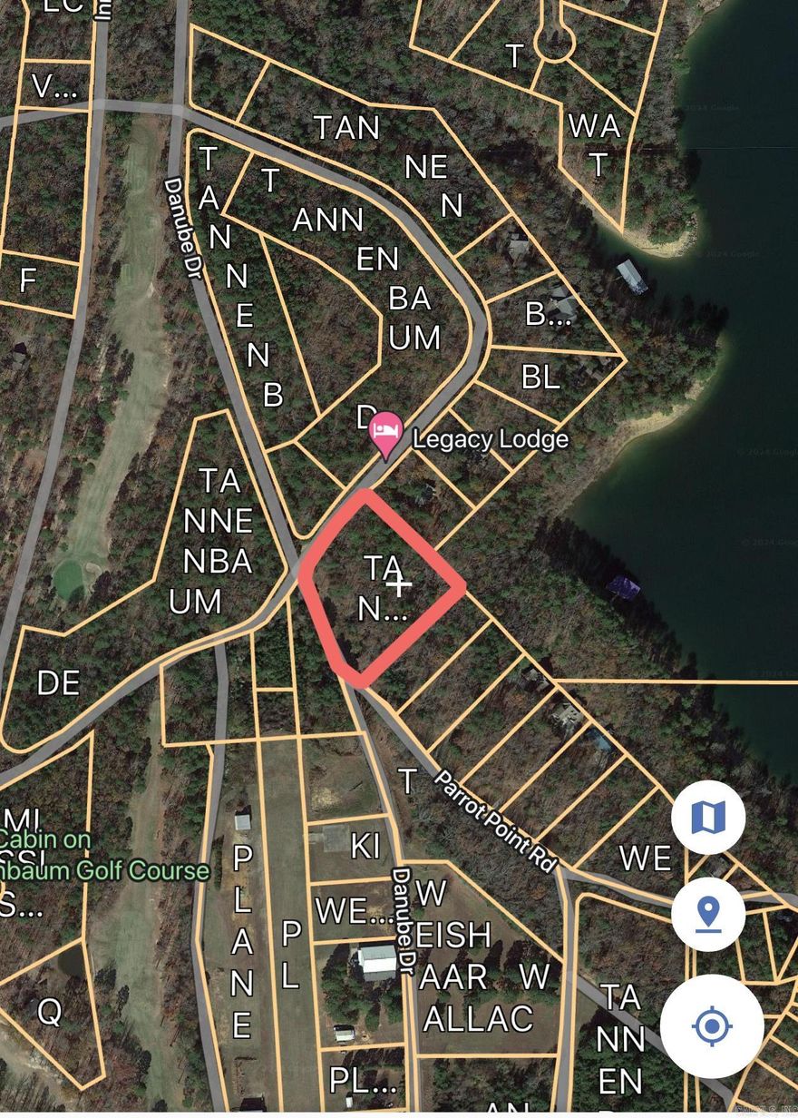 2.31 acre Lakefront lot in resort area with Tannenbaum Golf Course and Boat ramps nearby. No mobiles allowed and dwelling must contain a minimum of 1500 sq.ft. of heated and cooled living area.