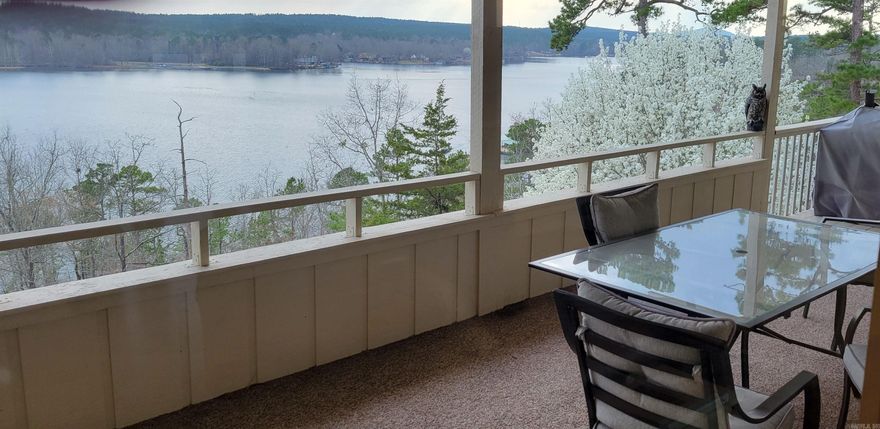 One of Lake Coronado's most spectacular view homes. Plus, updated throughout including kitchen, and..... BRAND NEW ROOF, GUTTERS and PLUMBING!!   This single-level home has a level driveway, all furniture and appliances convey. This 3 bedroom, 2.5 bath home also has space for a workshop in the lower level crawlspace. This one is a must see! Hot Springs Village has a one-time buy-in fee of $2000 paid at closing.