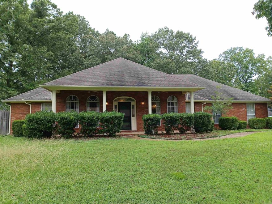 Beautiful move in ready brick home in a sought after area!  This one level home boasts 4 spacious bedrooms, large vaulted ceiling great room with a site built wood burning fireplace with gas starter that features a custom mantel!  Separate laundry with storage/pantry and a large kitchen with a breakfast area overlooking the private fenced in backyard.  The formal dining room is ready for your family gatherings and floorplan is perfect for entertaining.  The second living area could be used for an office or possibly a 5th bedroom.  The oversized garage features an inground tornado shelter, separate mechanical room for HVAC and Water heater and additional storage areas for all your needs.  The low maintenance concrete patio with brick accents is perfect for your outdoor gatherings!  Call me today for a private tour!