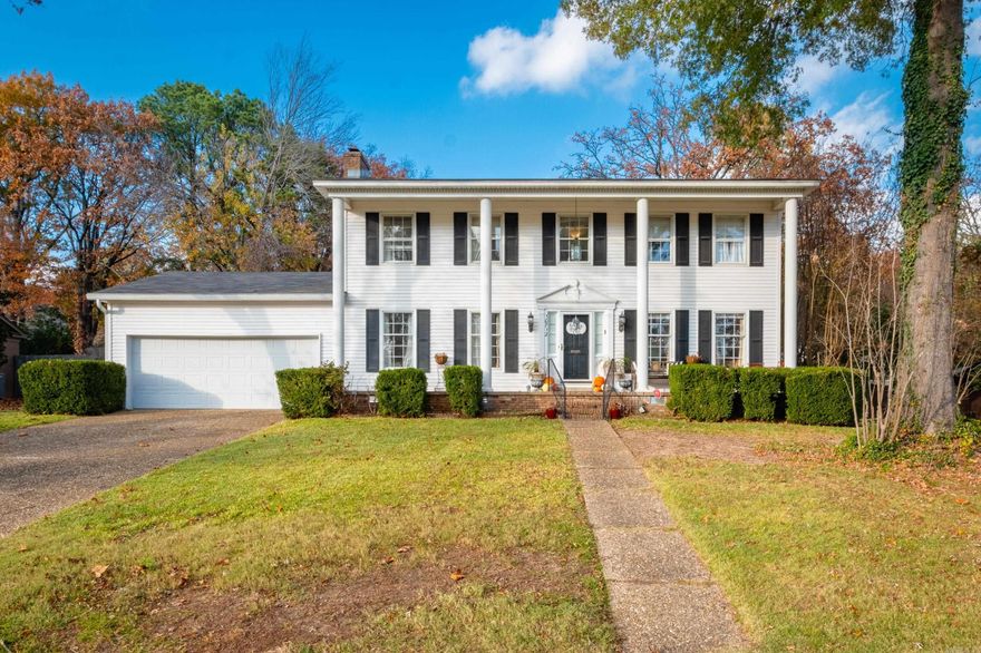 This traditional colonial style home truly feels like "home for the holidays" the moment you arrive. Classic curb appeal sets the tone, and inside, the welcoming layout offers all the space and comfort you’ve been dreaming of. The main level features two inviting living areas, perfect for gatherings, cozy evenings, or festive celebrations. A formal dining room awaits your holiday dinners, while the spacious kitchen offers abundant counter space, an eat-in area, and room to spread out while preparing meals. A large laundry room and half bath add to everyday convenience.  Upstairs, the spacious primary suite offers a serene retreat with a newly renovated spa-like bathroom that feels luxurious and refreshing. Two additional bedrooms and a full bath complete the upper level, offering plenty of space for family or guests.  Step outside to a very large backyard designed for year-round enjoyment—featuring a generous deck, a cozy fire pit area, and even a playhouse. Located in the highly sought-after Pleasant Valley neighborhood, this home is just a short walk from the community pool, park, and tennis courts. Warm and inviting, this is a home where memories are made.