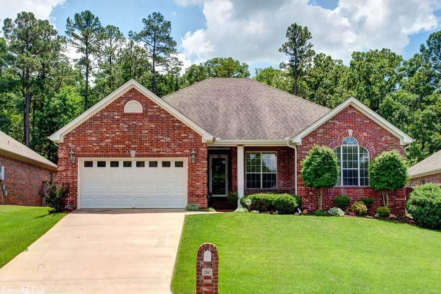 Beautiful home with open floor plan.  There is alot of crown molding and design that make this home unique.  The bedrooms are all good size.  The kitchen has a wonderful breakfast bar.  There is a fourth room that could be an office or 4th bedroom, because it has a nice closet.  It could also be a formal dining room with a trey ceiling.  The master bedroom is large and the master bath has a double vanity and a whirl pool tub.  Nice back patio would be great for entertaining.