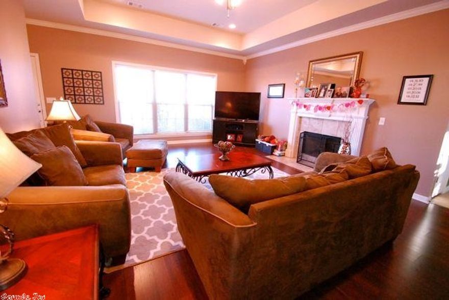 Fabulous one level three bedroom home in Madison Village. This attractive home is located on a quiet street and has a private, fenced backyard. Crown molding, fireplace, new flooring and paint in living room. Large eat-in kitchen with stainless appliances and large pantry. Master bath features double vanity, whirlpool tub , separate shower, and walk-in his/her closets.