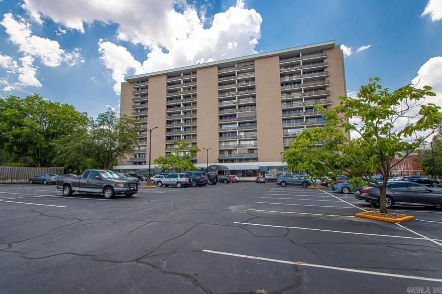 This stunning downtown condo has been meticulously updated with no expense spared. Featuring new hardwood floors, modern kitchen cabinets, quartz countertop, stylish sinks and fixtures along with new appliances, this home is a true gem. The bathroom boasts a walk-in shower with elegant tile work, a designer glass door, new mirror, sink, quartz countertop, and stylist wood cabinets. Modern light fixtures and fresh paint throughout add a sophisticated touch. This condo offers 1 bedroom and 1 bath, with an open floor plan, floor-to-ceiling windows, and a sliding glass door leading to your private outdoor balcony. Enjoy breathtaking views and vibrant local activities. The River Market District, Clinton Library, Arts Center, and Law School are all nearby. Residents can take advantage of the community room, pool, outdoor patio, and workout room. The gated entrance ensures safety and security, making this well-managed property a fantastic place to call home or a perfect second home in Arkansas. Whether you’re looking for a great investment or to downsize in downtown Little Rock, this remodeled condo is a must-see. Schedule your private viewing today and make this your new home!