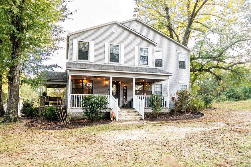 6 bedrooms, 3 bathrooms, 12 acres, pond, garden, and room to do whatever you please! What more could you ask for? This property is the definition of peaceful living out in the good'ole country. Don't let this one slip by!