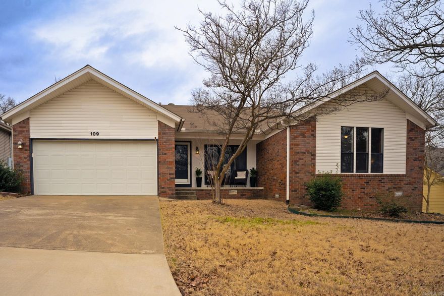 You are in luck! The Buyer decided this was not a good fit for them. Their loss, is your gain, especially if you are looking for an updated 1-level with a gourmet kitchen. The kitchen was extensively updated in 2023. You will love the pantry! The home also has new high-end LVT throughout, no carpet! Enjoy the spring temps on the deck or relax on the inviting covered front porch. The closets are all oversized and walk-in. Primary bath also updated and offers a double sink vanity. Yard-barn for added storage space. This home is move-in ready, conveys with 2 year-old kitchen refrigerator as well as an extra garage fridge, washer and dryer and outdoor grill! Agents please see remarks.