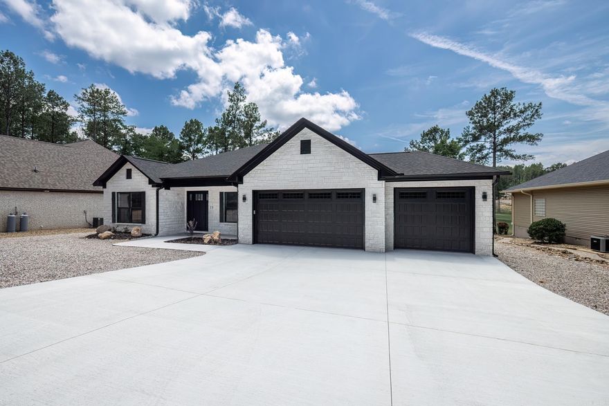 "Walter Alan Homes" completed new construction located on Granada Golf Course hole number 10 with a great view of the course. 3 minute golf cart ride to the clubhouse and restaurant. 2400 square feet, 3 bedrooms, 2 full baths and a half bath. Three car garage.  Large living area. Open floorplan. Wood and tile flooring. Kitchen has breakfast bar, soft close cabinets, Delta faucets, top of the line appliances, breakfast bar and pantry. Huge Primary bedroom apart from guest rooms. Primary bath has soaking tub and large walk in shower, double sinks and two walk in closets with laundry room. Exterior is all brick with covered patio. All offers must be accompanied with a non refundable deposit of $5000 or earnest money in the amount of $10,000. Agents, see remarks.