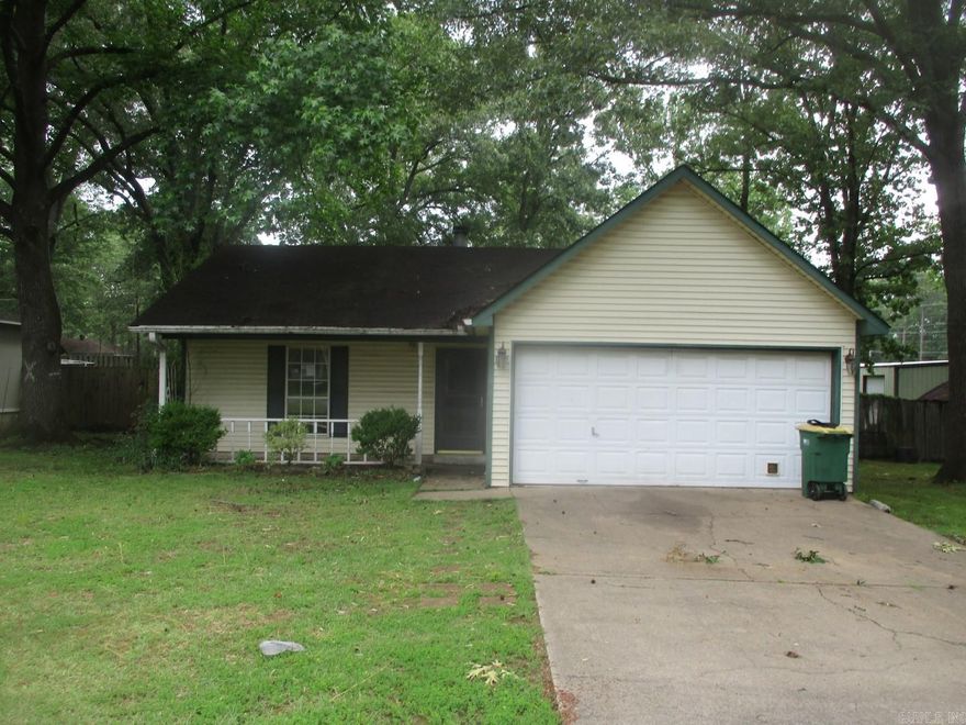 Home in the Ridgelea Addition Subdivision with 2 bedrooms, 1 full bath, large living room with fireplace and fenced in back yard with storage building. Agents see the Agent remarks, prior to showing property.