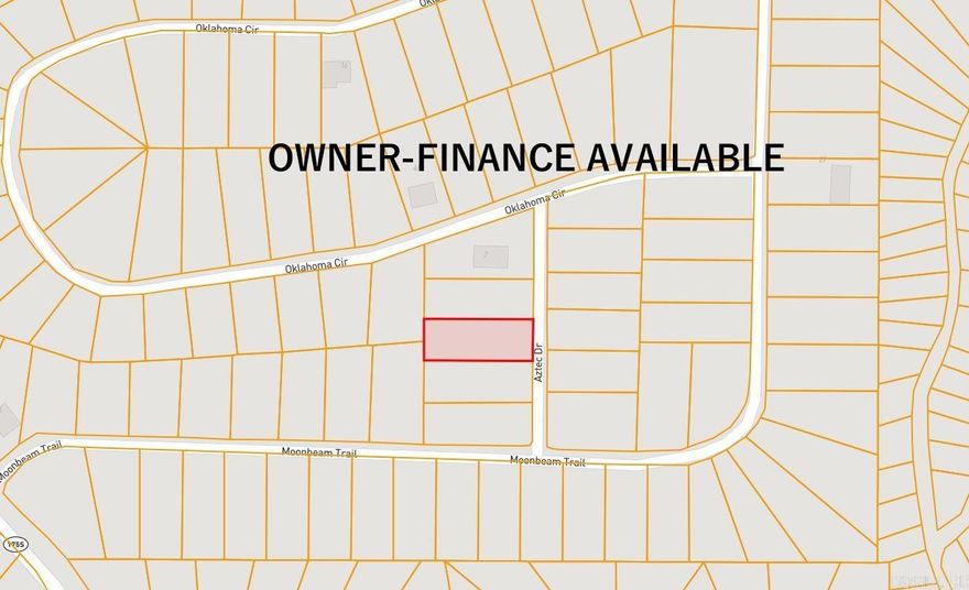 Owner-finance available on this great development tract! Just over a quarter acre in size and ready to be cleared for your new home or rental. Some public utilities available close to the site. Owner/Agent. Finance terms - 0% interest, $25 finance fee, 4 payments of $225 and closing costs included. Multiple lots available close to this one.