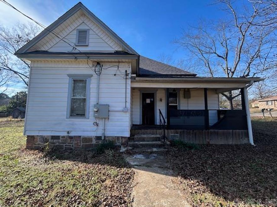 Cottage style house with freshly paint to interior and vinyl plank flooring installed in bathroom.  Storage closet in carport. ENORMOUS workshop for the person that always have a project to work on.  The corner lot yard is large enough to satisfy any buyer sitting at 0.45 acres. Seller is offering a $1,500 appliance concession with list price offer. House is being sold "AS-IS".  All offers must be on bank form in addition to state forms. Seller will not sign state ARA forms.  Please allow 3-5 business days for all offers to be reviewed. Seller will ONLY pay for Deed Prep and Property Taxes. Any other customary seller expenses for example seller closing fee, title policy, termite policy, etc. will be a buyer's expense unless otherwise specified in offer. All offers MUST be accompanied by Prequal/POF letter, copy of earnest money check made out to McKimmey Associates, REALTORS. NO contingency offers.