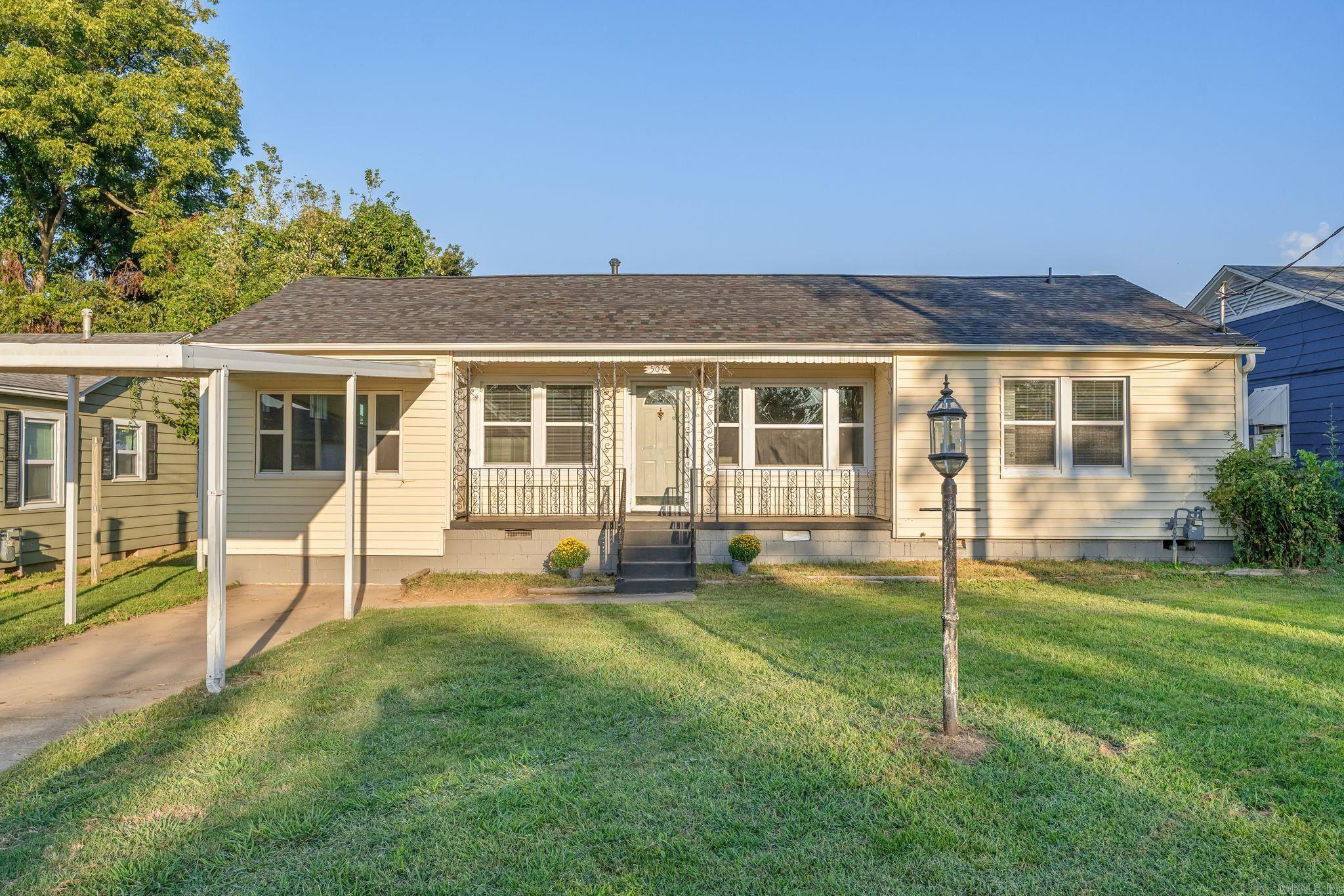 Centrally located just 3/4 mile from the UAFS campus, this 4 BR / 2 Bath home has a convenient location near parks and other community amenities in the heart of Fort Smith. In addition to the extra bedrooms, the home offers central heating and air conditioning and a number of recent updates. Updates include new bathroom vanity and mirror, new floorinin the kitchen, and original hardwood throughout, new light fixtures, new paint, and, most notably, a new roof. Last but not least, whether you’re just enjoying your morning coffee or grilling burgers on a holiday weekend, the newly stained back deck is a great space for relaxing and spending time with family and friends. Homes with 4 Bedrooms under 150k don’t come around very often. Schedule your showing today!