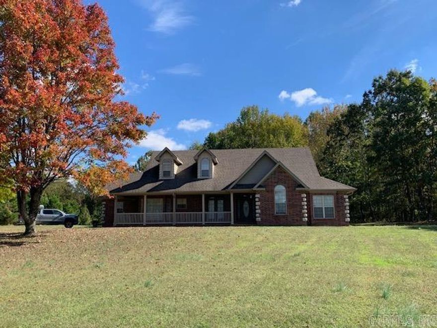 Stately Brick home on 3.9 Private acres. Escape to your own private retreat in this exclusive Terra Hills subdivision. This impeccable 4 bedroom 2.5 bath brick home offers a perfect blend of modern luxury, comfort, and country, serenity, in just 2846 sq ft., all while being just minutes form Jonesboro's top amenities. Key features include: A long, full-length concrete driveway welcomes you to this timeless brick home, Next you'll step up to the breathtaking front porch-perfect place to enjoy quiet mornings or greet guests in style. The home's open layout is complemented by modern amenities throughout including a 9 x 12 safe-room. The upstairs bonus room adds versatile space, perfect for a media room, home office, or playroom. The large, private backyard is a tranquil haven. The expansive covered back patio is ideal for relaxing or hosting gatherings with family and friends. A 24 x 32 shop with a roll up door provides ample room for projects, hobbies, or extra vehicle storage. This remarkable property is a rare find and a must-see for anyone seeking upscale, private living in a highly sought-after location. Don't miss the opportunity to make this stunning home your own.