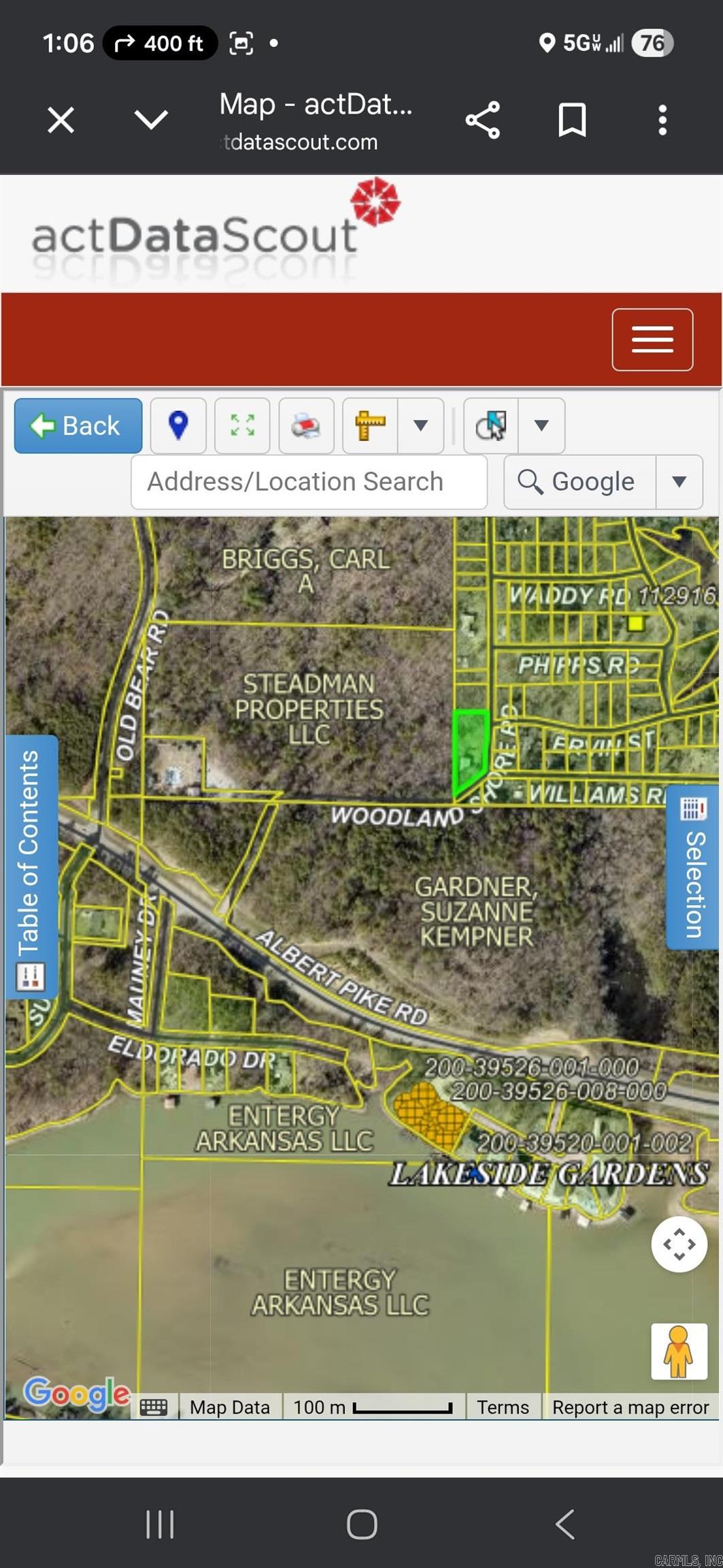WOODLAND SHORES - Land
