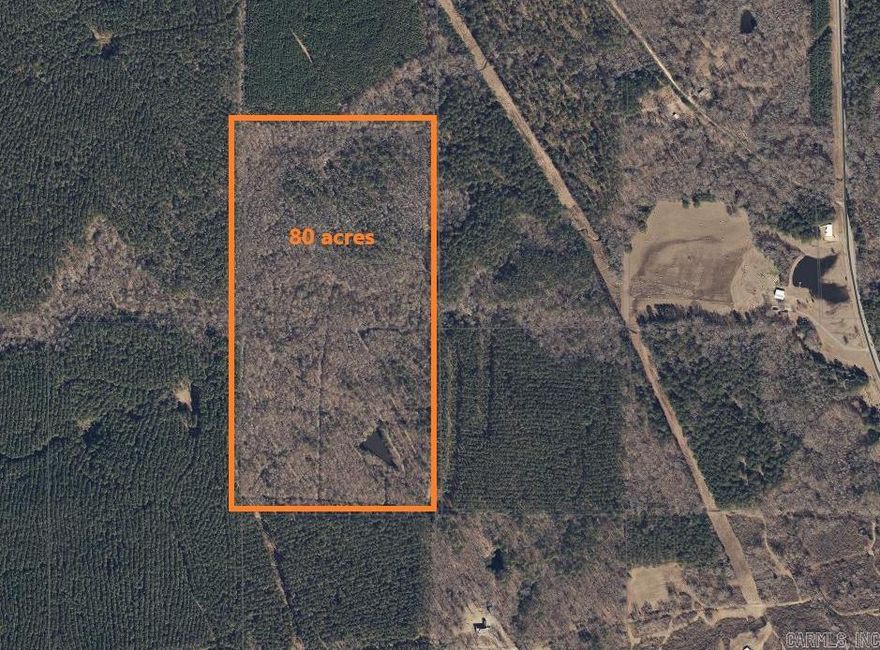 This is a beautiful property full of 30 year old hardwood and a mixture of pine trees. There is a half acre pond on the property and a creek running through it. This would be a wonderful place to hunt deer, turkey, or squirrel.