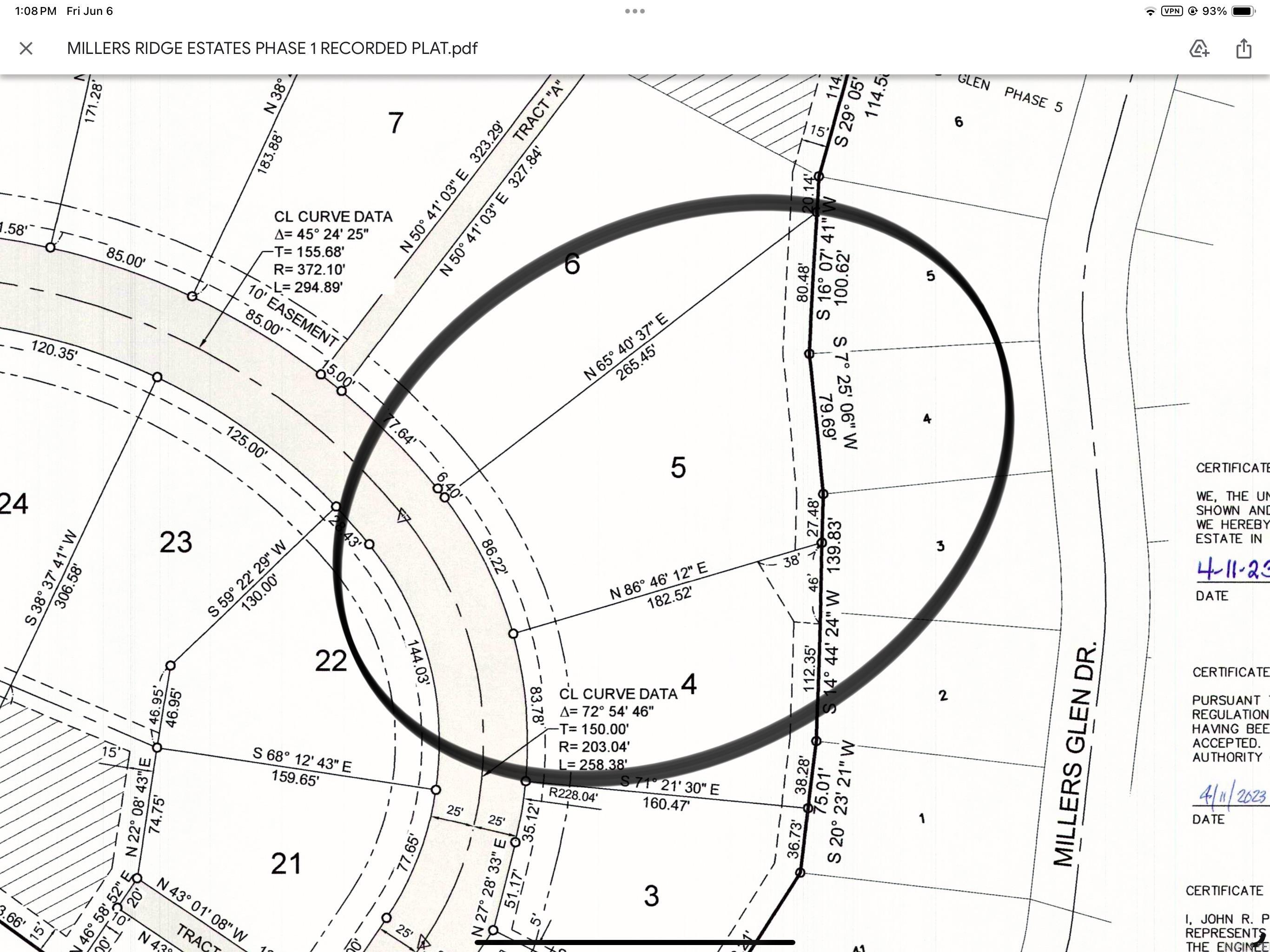 MILLERS RIDGE ESTATES - Residential