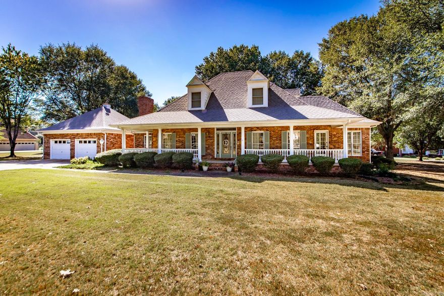 This beautiful 4-bedroom, 3.5-bath home sits on a 1.60 acre lot with a peaceful pond and mature trees. Inside, you’ll find a formal living room and a large kitchen with a bar that opens to a cozy den featuring a fireplace. The primary suite offers a relaxing sitting area, his-and-hers vanities, and a walk-in closet. A large office with abundant natural light makes working from home a dream. Upstairs, one guest bedroom has a private bath while the other two share a convenient Jack-and-Jill layout. Enjoy outdoor living on the tiered deck overlooking the expansive yard. The oversized garage provides extra space for a workshop or storage.  See Agent Remarks..