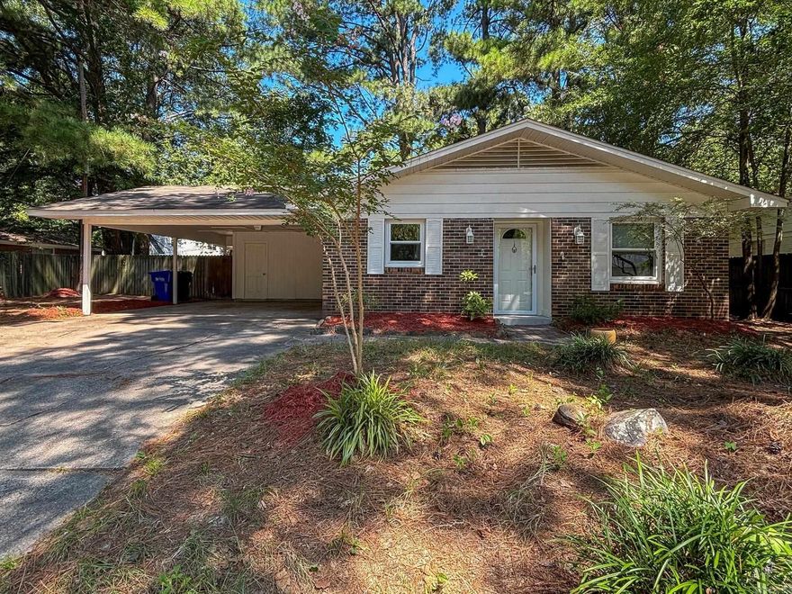 LOCATION! LOCATION! LOCATION! Don't miss out on this great invesntment opportunity just a short walk from everything UCA has to offer. This 3 beds, 2 bath, one story home has lots of updates including all new low E double hung vinyl windows, exterior painted & side privacy fences replaced in the last 2 years. In the last 5 years, new carport door & back doors, new roof, all new floors, tankless hot water heater, gas oven, cooktop, vent hood, dishwasher, stainless steel sink, disposal, ceiling fans, glass front door, replaced interior doors with new 6 panel doors, hall bath update with new tub, toilet, vanity/sink and tile, master bath new vanity and toilet were all new in 2017. The HVAC is 12 years old. There is a back porch with an awning for comfort. The back yard features a 10 x 14 ft cinder block shed or man cave with metal roof that includes electrical outlets, lights, and opening for window AC. The beautiful, shade loving St Augustine grass highlights the stone patio area and fire pit. As a bonus, there's an 8' diameter concrete tornado shelter.