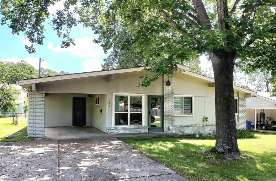 Welcome to your cozy retreat in North Little Rock! This charming mid-century home has 3 bedrooms, 1.5 bathrooms, and a host of desirable features. Nestled in a peaceful neighborhood, it offers convenient access to all amenities. Recent upgrades include new roof and fresh paint. The fully fenced backyard provides privacy and includes a handy storage shed alongside a covered patio, perfect for outdoor relaxation. Say goodbye to carpeted floors; this home embraces easy-to-clean flooring throughout. Enjoy gatherings in the spacious dining room. With its ideal location and thoughtful amenities, this home offers a perfect blend of comfort and convenience.