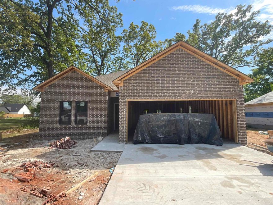 Lonoke is getting some wonderful new additions to this beautiful neighborhood! Super convenient access to I-40 makes this a tucked-away gem! All-brick exterior opens to an open concept living space! You will find all these rooms "just right" in size, including the high ceilings in living room and primary bedroom! Drywall is going up this week, so more pictures and floorplan map will be coming soon!