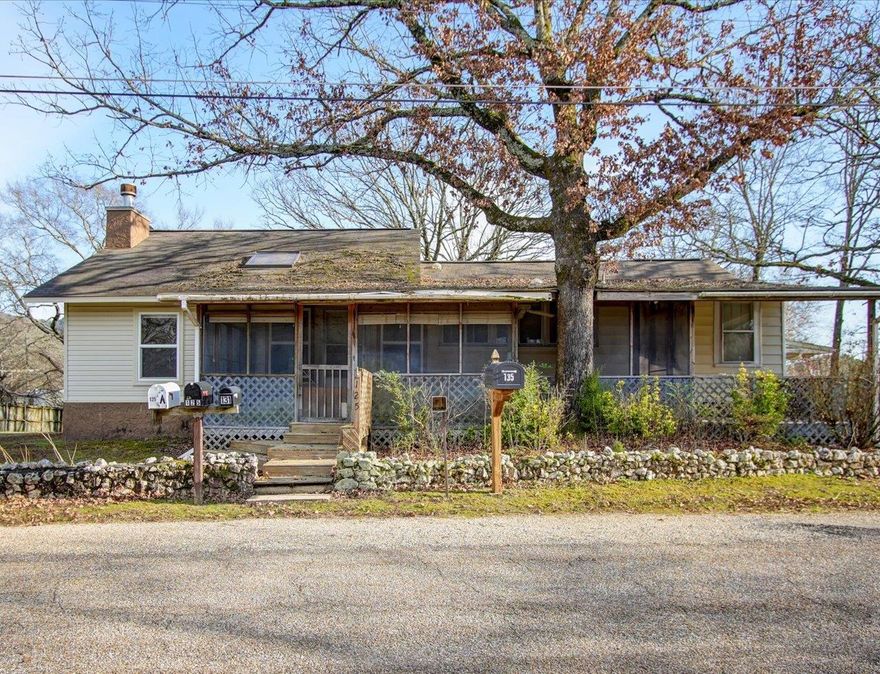 3 bedroom / 2 bath home in Lake Hamilton School District for 175k! Spacious living room with vaulted wood ceilings and wood-burning fireplace insert. Large screened in front porch, enclosed glass porch, deck & carport. New Central Heat/Air. Second to last property on a dead-end street so minimal traffic. There is a mobile home on the property that would make a great mother-in-law quarters or rent it out for some extra income! Mobile home is 2 bed/1 bath. Good opportunity for rental investment.