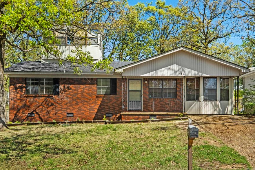 Cute as a button in NLR! Stop by and check out this charming home! A large living room greets you upon entry. The kitchen features a gas stove, a stainless steel dishwasher and a refrigerator that stays. There is also a super cute coffee bar/pantry area with open shelving and butcher block countertop. The breakfast bar is the perfect spot for meals! The three bedrooms share a hall bath with tub/shower combo and the primary suite has a half bath with newer vanity with granite countertop. There's also a loft area that serves as a great flex space. The covered deck is a great place for relaxing! The roof was new in 2024 and the HVAC was replaced in 2025. Agents, see remarks.