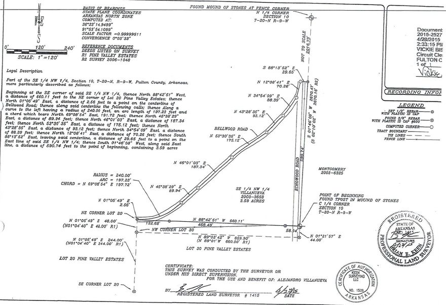 Unrestricted 3.59 acres in Fulton county Arkansas, North central Arkansas, electric available, high speed fiber internet, Centurytel phone hookup on property, mostly wooded, beautiful views and close to town.