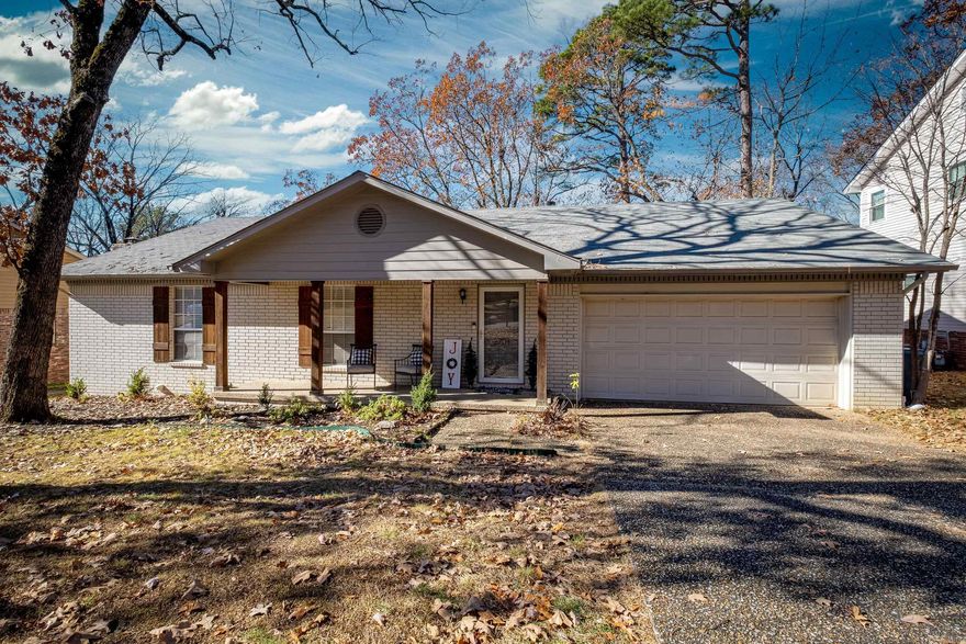 Updated single level Farmhouse look home with painted exterior, wood columns and shutters. Home features a large living area with a fireplace and built ins. Large windows look out on the wooden deck into the spacious back yard. A formal dining room that is adjacent to the updated eat-in kictchen. Oversized primary suite w/walk in closet, plus 2 other nice sized rooms.  New LVT flooring thruout the home is another added bonus. A MUST SEE!!!