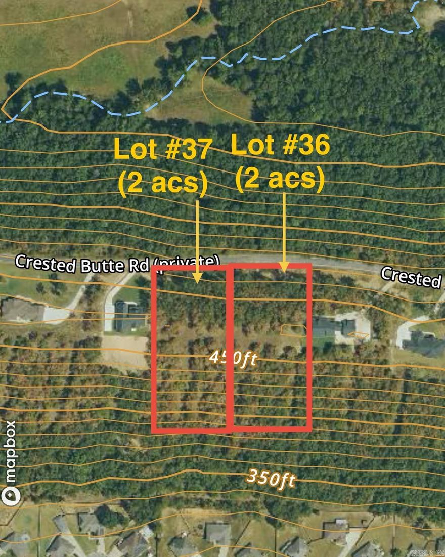 FABULOUS hilltop lot in an exclusive gated community in Cabot School District that offers incredible views! Perfect spot to build a dream home with a dream view! This gated community boasts a shared lake, two fishing piers with docks, and a park space.  Neighborhood has water, natural gas, electric, and fiber internet.  Septic tanks are required for each lot. Lot 37 also for sale on separate listing - could combine to have a 4.62 acre lot. Contact listing agent for more details.