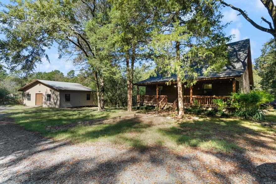 Tucked just outside the Little Rock city limits—only 15 minutes from the WLR Promenade—this 3-bedroom, 3-bath retreat offers the privacy of country living with city convenience. More than a home, it’s a lifestyle shift. Inside, over 2,500 square feet welcomes you with vaulted ceilings and warm, cabin-style charm. Natural light fills every corner, highlighting rich textures and thoughtful finishes. The kitchen pairs beauty and function with granite countertops, a walk-in pantry, and ample cabinet space that invites gathering and ease. Upstairs, a spacious loft offers flexibility—perfect as a game room, studio, or quiet retreat. Every inch is designed to help you live, breathe, and grow. Outside, nearly 3 acres of peaceful, usable land give space to create your dream—whether hobby farming, homesteading, greenhouse gardening, tending chickens, or enjoying coffee on the porch, surrounded by nature. Would make a great Airbnb! Key updates bring peace of mind: roof (2023), HVAC (2024), water heater (2021), fridge, and upgraded well pump. This isn’t just another listing—it’s a rare chance to own the balance buyers crave: freedom, charm, and location. Don’t wait—schedule your showing today.