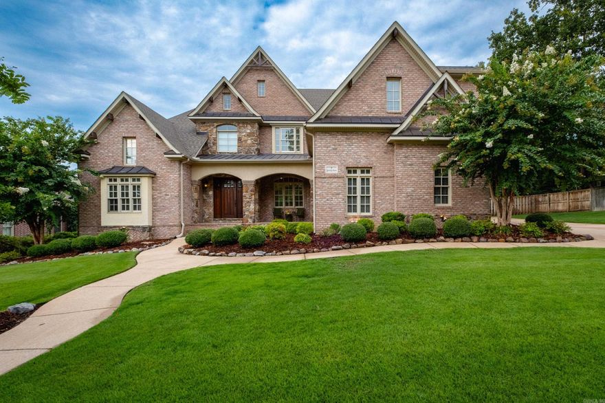 This meticulously updated 5,456 sf Craftsman w/ 5 beds, 4.5 baths, flexible floor plan: office, game room, bonus room, 3-car garage—is ideal for hybrid work & multi-gen living. Dramatic two-story foyer, site-finished hardwoods & curved staircase. Chef's kitchen boasts new Allure quartzite counters, tile backsplash, 6-burner “gas on glass” stove, double convection oven, beverage cooler, walk-in pantry. Adjacent hearth room: vaulted ceilings, gas fireplace, abundant light. Plus formal living w/ gas fireplace, formal dining room and central vac. Downstairs primary suite: new freestanding soaker tub, frameless glass shower enclosure, Taj Mahal quartzite vanity, his/her closets. Upstairs: new hardwoods in halls/game room (with wet bar, cabinets, mini fridge), new carpet in bedrooms, quartz vanities. Versatile bonus room for gym/hobbies/storage, walk-out attic. All-brick, fenced yard, sprinklers, covered porches, patio with gas grill hookup, newer roof and additional parking pads. See docs for all improvements & energy efficient updates.  Put this one on your tour list!