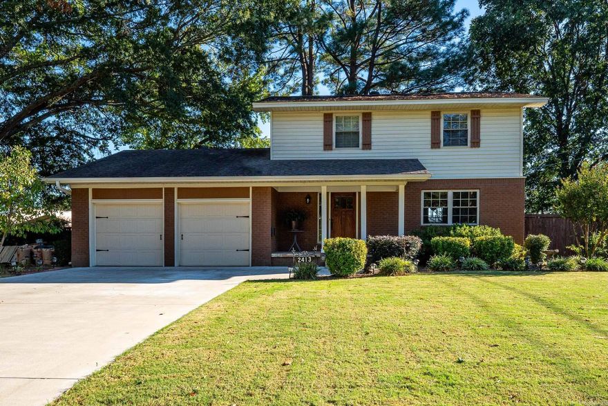 Discover this charming 4 BR, 2.5 BA home that has been meticulously cared for throughout the years. It boasts a well-appointed kitchen with granite countertops and stainless steel appliances, complemented by custom cabinets, updated windows, hardwood flooring, and elegant crown molding. Enjoy the cozy den with a gas insert, perfect for relaxation, and entertain in the formal dining room. Ideally situated near schools, shopping, and dining options, this property offers unparalleled convenience. Schedule your showing today to experience this blend of modern amenities and classic charm firsthand. Agents see remarks.