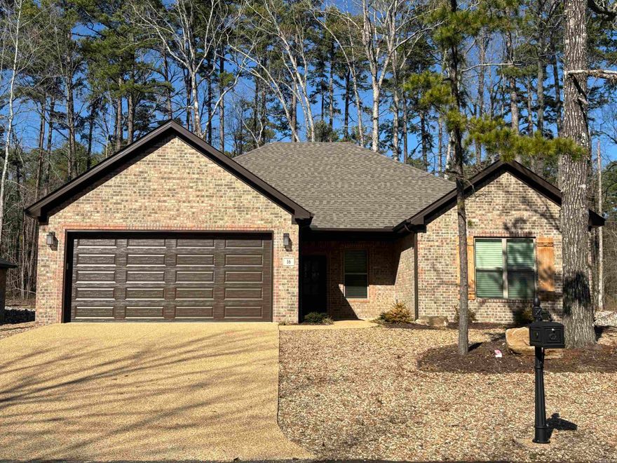 Home less than 1 year old - Renaissance Home Magnolia floor plan.  Quality all brick home located in Sacedon neighborhood.  3 bedrooms and 2 bathrooms; kitchen with white quartz countertops; GE stainless steel appliances; walk-in pantry.  Luxury vinyl plank flooring; LED fireplace with heater and tile surround, covered pack patio; window blinds.  Two car garage.  You will love making this energy efficient home with foam wall insulation and Low e window package.