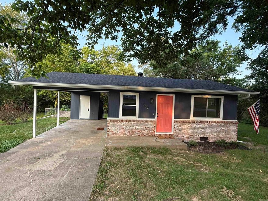 Welcome to the market, this beautifully updated and completely renovated home located in the heart of Heber Springs city limits. This home features a fully renovated interior, new roof with gutters, new exterior paint, new interior drywall and paint, Pella windows, new insulation, new HVAC and ductwork, new moisture barrier in the crawlspace, completely updated plumbing throughout, and thats just to name a few of the labors of love put into this home! Enjoy the spacious yard featuring a fenced area, a storm shelter, and two exterior storage rooms for extra storage! Move-in ready and thoughtfully designed, this property combines comfort, functionality, and convenience.