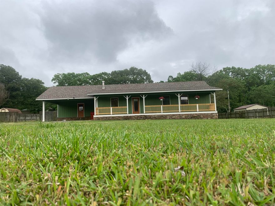 If your looking for a comfortable house in a calm neighborhood with a rural setting, and yet 10 minutes from shopping, this is the house for you.  House updates include both interior and exterior paint, new LVP flooring,  tile in the bathrooms, toilets, and decking.  The Roof was replaced in the last couple years with architectural shingles.  Living room offers a wood heater on rock surround.  Cabinetry is made from solid wood, and together with wood heater gives a rustic feel.  The decks on front and back make a great place to socialize or drink your morning coffee, and of course to grill out.  Comes with a 12' square shed that was painted to match the house.  Come out to view this property while its still available!