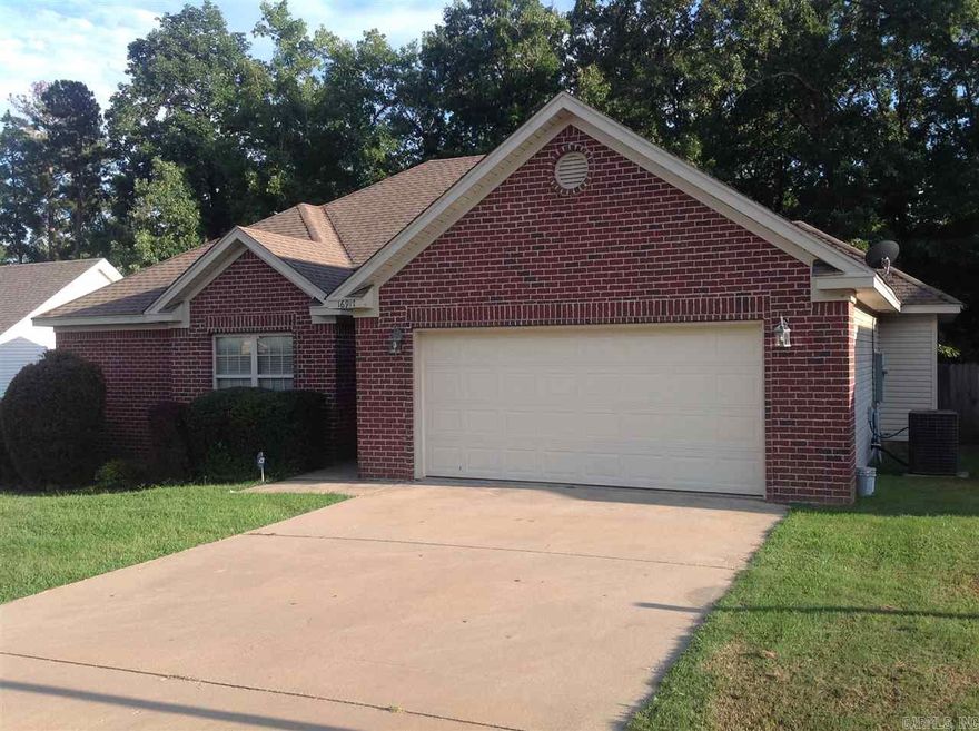 Great 3 Bedroom 2 Bath Brick Home in Carrington Place Subdivision. Split Floorplan, with large master featuring a jetted tub and his and hers walk in closets. All Electric Utilities, Wood Deck is Great for Outdoor Gatherings.