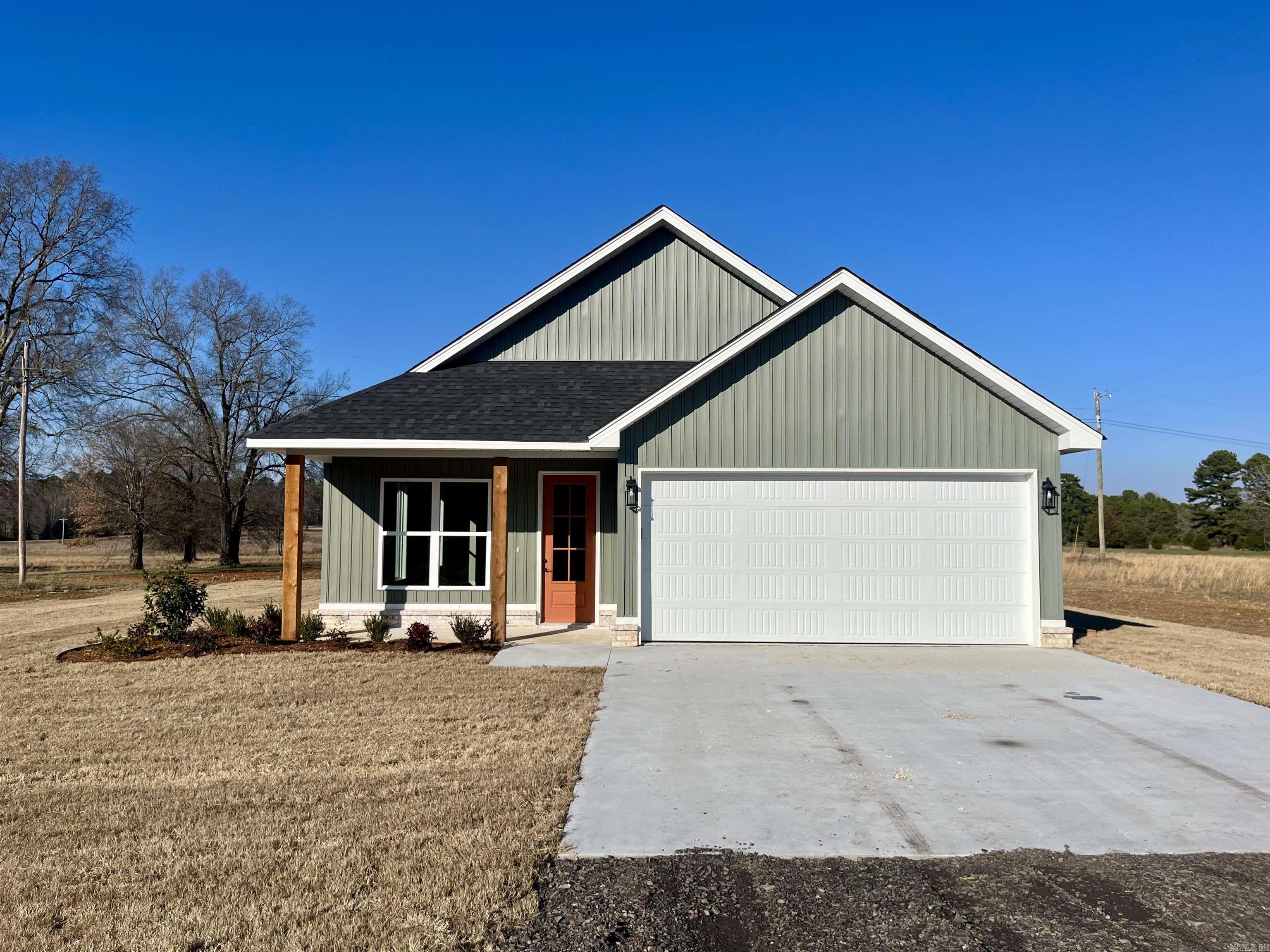 New Construction home with lots of space and plenty of room on 1.50 acres. This home is a must see! Open kitchen with large island, custom cabinets, wood beams, large walk in pantry, great primary suite with wood beams, large primary walk in closet & bath, 2 additional bedrooms. This home has so many custom features! The backyard is beautiful and has lots of space.