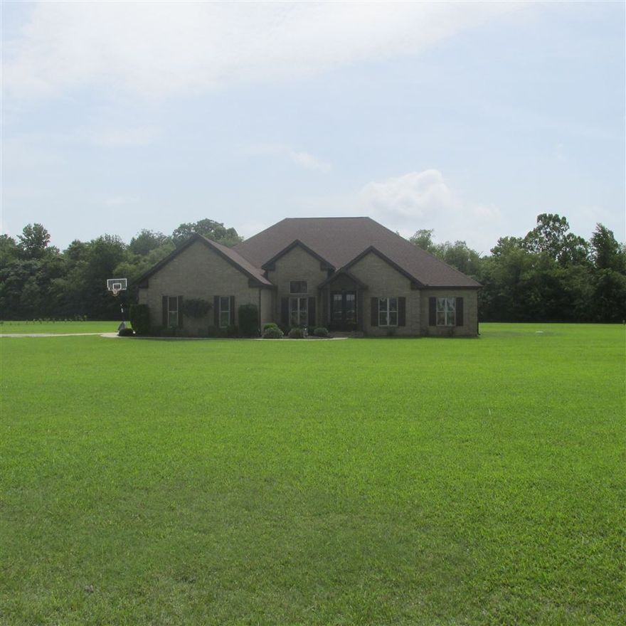 Awesome 4 bedroom 3 bath home sitting on 3 acres +-/ in the Brookland School District! This home is loaded with amenities including: granite countertops, gas cooktop, stainless appliances, tiled backsplash, breakfast bar, wine rack, formal dining room, fireplace with built in bookcases on both sides of the fireplace, jetted tub, large tiled shower, large laundry room with granite countertops, tray ceiling in the spacious master bedroom, acid stained floors, lots of storage & so much more!