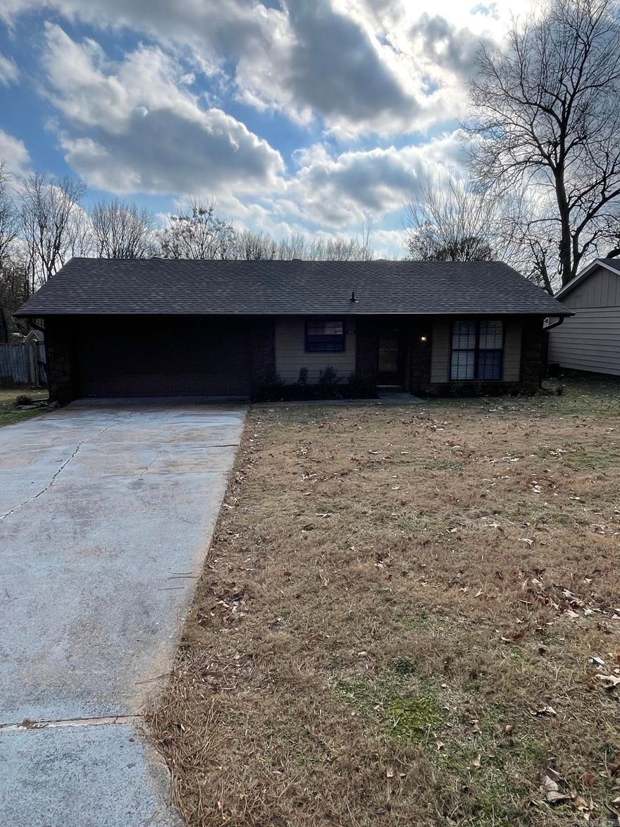 New remodeled home on a quiet street, convenient to all, 1 block from a public park. Large corner lot with privacy fenced backyard, 12x14 deck, & 10 Ft deep. Inground pool, with brand liner & cover. New water heater, fixtures, ceiling fans, and waterproof vinyl flooring. Brand new architectural shingled roof. The garage has been enclosed & divided, could be used as a huge bedroom with huge closets, or a second living area with a smaller bedroom or office. Must see.