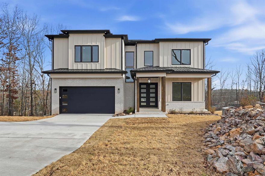 Beautiful two-story home featuring 5 bedrooms and 3 full bathrooms with a well-designed, open layout. Luxury kitchen with high-end finishes and ample storage, perfect for entertaining. Optional office or flex space offers added versatility. Spacious bedrooms with thoughtful separation for privacy. Includes an outdoor storm/storage room for extra convenience and peace of mind. A perfect blend of style, comfort, and functionality. This house is located in Sherwood's newest gated neighborhood, which happens to host some fantastic views.