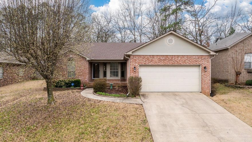 Adorable one level home in a awesome neighborhood with a split floor plan. New Roof and Gutters in 2017. Updated Laminate Flooring in Living Areas and Bedrooms. Fireplace in Living Room that is open to Dining Area and Kitchen. Master Bedroom has 2 closets, double sinks and whirlpool bathtub. 2 Car Garage is oversized with extra storage. WELCOME HOME!!!