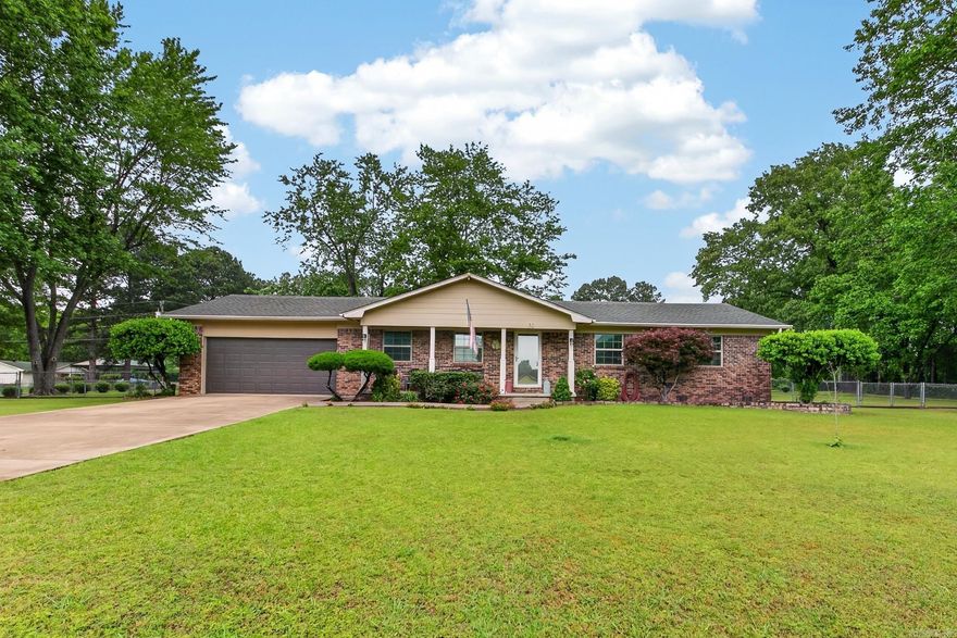Welcome to 32 Mark Lynn Circle in Cabot, Arkansas—a stunning family home with modern amenities and charming design. It features four spacious bedrooms, three bathrooms, and an open-concept living area with large windows for natural light. The gourmet kitchen has stainless steel appliances, granite countertops, and a generous island. The master suite includes a walk-in closet and an en-suite bathroom with dual vanities, a soaking tub, and an updated shower from 2018. Recent upgrades include new flooring, a NEW HVAC system, water heater, ductwork, and waterlines. Outside, enjoy a beautifully landscaped yard with a covered porch, patio, and a shop storage building. A three-car garage and ample storage enhance the property's allure. Located in a serene neighborhood near top schools, shopping, and dining, with easy highway access, this home offers comfort and elegance. Schedule a viewing today!