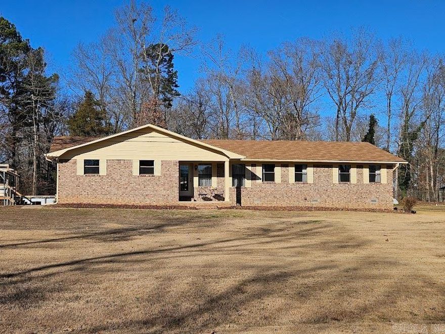 Lovely updated home in desirable East End! Open floorplan with large spaces, natural light, ample storage and generous bedrooms. Inside you'll find quality finishes, quartz countertops and LVP flooring throughout.  New whole-house HVAC and a mini split for the garage. Outside boasts new paint, large covered patio, barn with water/power, swimming pool, a 12x20 shed with power, auto-watered gardens and a storm shelter.  36x72 shop with water and power. Terrific neighborhood! Additional 3.24 ac available.