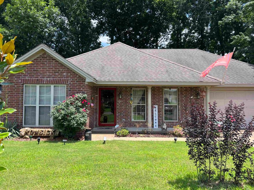 Charming 3BR/2BA Brick Home in a Peaceful, Tree-Lined Neighborhood This well-maintained brick home features a spacious, light-filled layout with an inviting living area and a cozy kitchen offering ample counter space, cabinetry, and a cozy dining area overlooking the backyard. The primary bedroom has its own bathroom, and two additional bedrooms share a second full bath. Enjoy a tranquil backyard perfect for relaxing or entertaining. Surrounded by mature trees and lush landscaping, this home offers timeless curb appeal and a warm, welcoming feel—just minutes from schools, shopping, and parks.