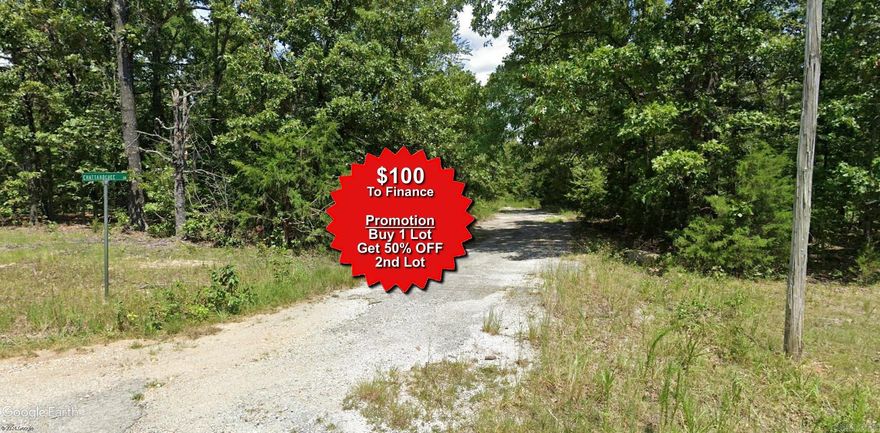 Buy one lot and get 50% off an additional lot! Owner-finance for easy terms. Cash buyers can pay by debit or credit card as well. Nice lot to develop or hold for future value. Public water and electric are available to run to property and will need septic. Owner/agent. No mobiles allowed. 300-2500 minimum build size on any other type of home, depending on subdivision. Finance is 5 months at $194 and closing costs are included. Lots marked with red banner are part of promotion. No limit on lots. Buyer responsible for any/all taxes and lots sold "as-is". Quit claim deed conveys. Parcel ID# 400-21265-000